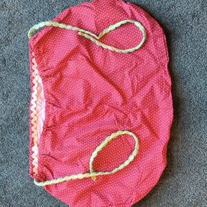 Hand crafted small expandable pocket apron harvest apron